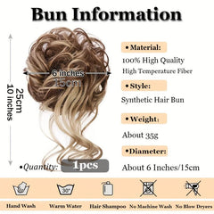 Messy Bun Hair Piece Scrunchie Updo Wrap Hair Extensions