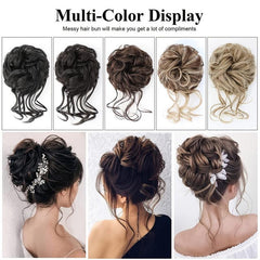 Messy Bun Hair Piece Scrunchie Updo Wrap Hair Extensions