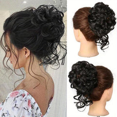 Messy Bun Hair Piece Scrunchie Updo Wrap Hair Extensions