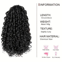 Short Afro Curly Ponytail Extensions Synthetic Clip In Hair Extensions
