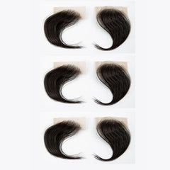 Soft Natural Human Hair Baby Hair Edges Lace Extensions Real Hair Pieces