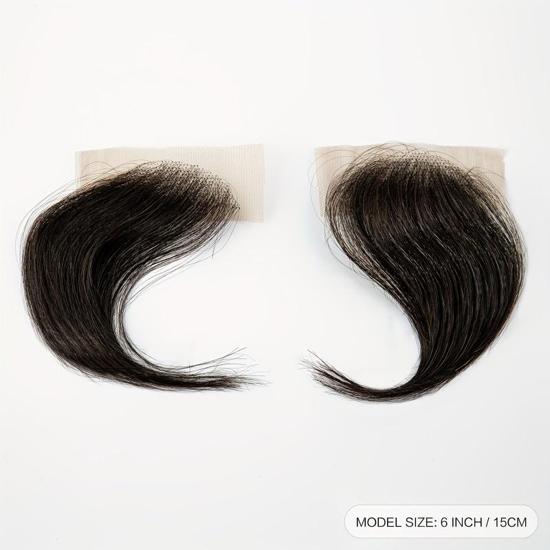 Soft Natural Human Hair Baby Hair Edges Lace Extensions Real Hair Pieces