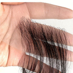 Soft Natural Human Hair Baby Hair Edges Lace Extensions Real Hair Pieces