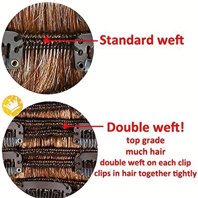 Long Wavy Curly Clip In Hair Extension Ombre Hair Pieces