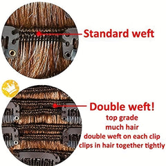 Long Wavy Curly Clip In Hair Extension Ombre Hair Pieces