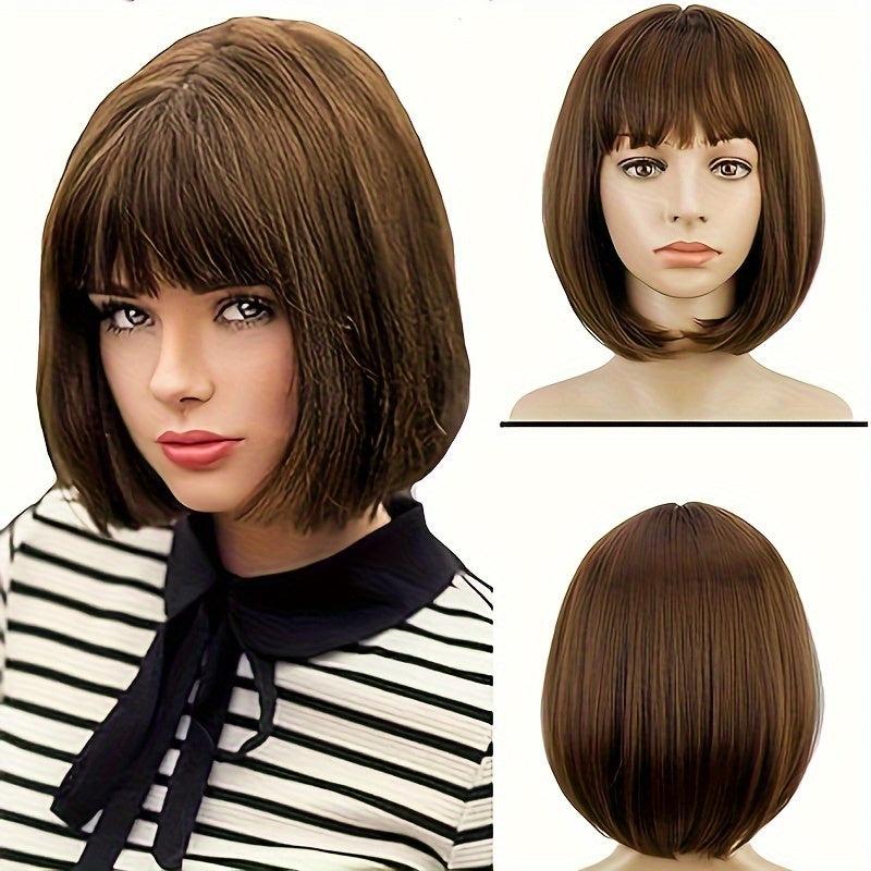 Colorful Short Bob Wig Synthetic Wig Anime Cosplay Halloween Party