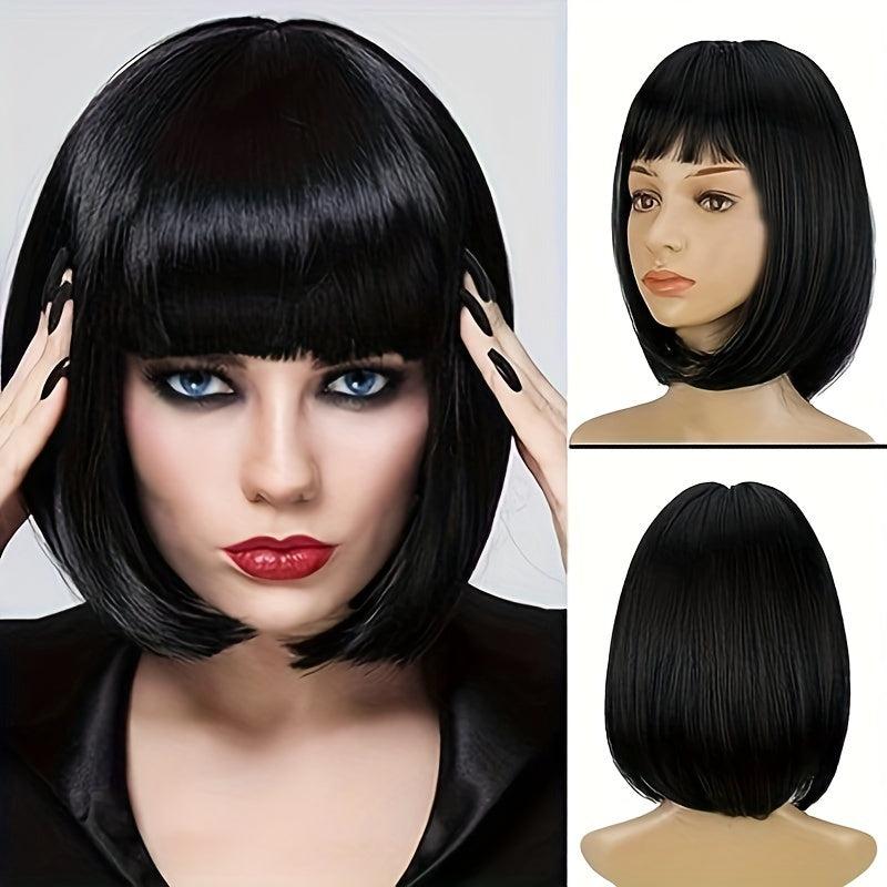 Colorful Short Bob Wig Synthetic Wig Anime Cosplay Halloween Party