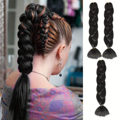 Jumbo Braiding Hair 55-88cm Long Synthetic Braiding Hair for School