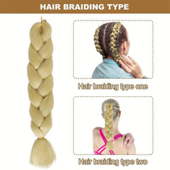 Jumbo Braiding Hair 55-88cm Long Synthetic Braiding Hair for School