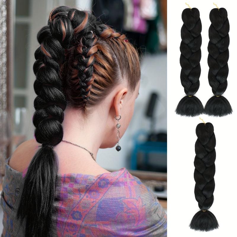 Jumbo Braiding Hair 55-88cm Long Synthetic Braiding Hair for School