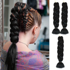 Jumbo Braiding Hair 55-88cm Long Synthetic Braiding Hair for School