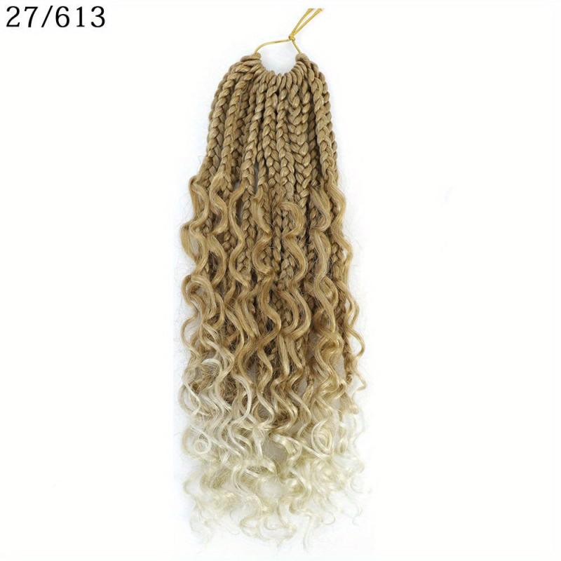 Bohemian Crochet Box Braids 55-88 cm Hair Extensions