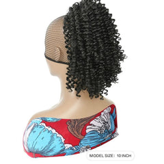 Short Kinky Curly Ponytail Extension for Women