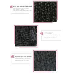 Short Kinky Curly Ponytail Extension for Women