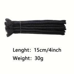 10 16 Cm Dreadlock Extension Synthetic Wig Locs Extensions 10 Strands Braid Hair