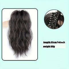 Short Curly Wavy Ponytail Extensions Synthetic Clip In Hair
