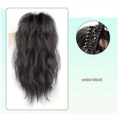 Short Curly Wavy Ponytail Extensions Synthetic Clip In Hair
