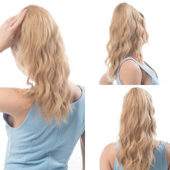 Curly Claw Clip Ponytail Extension Synthetic Hair Natural Look for Women