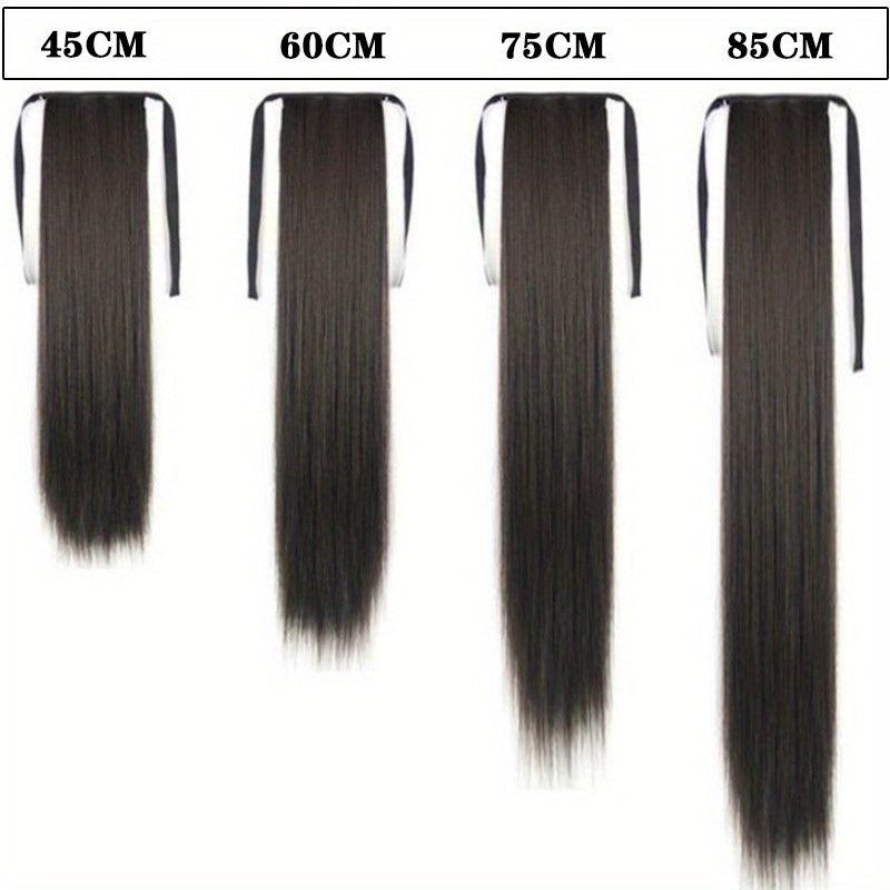 Long Curly Wavy Ponytail Extensions Synthetic Clip In Hair