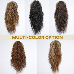 Long Curly Wavy Ponytail Extensions Clip In Hair Extensions