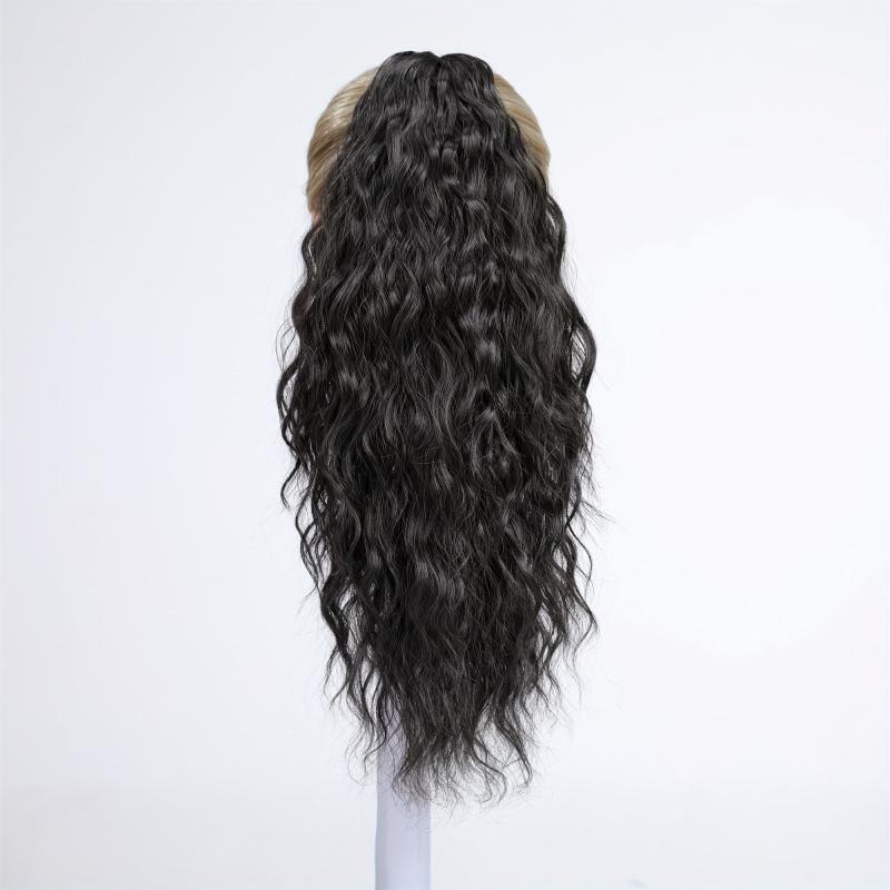 Long Curly Wavy Ponytail Extensions Clip In Hair Extensions