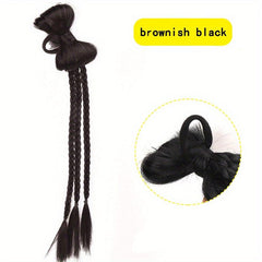 Y2K Ponytail Extension 8cm with Bow - Boxing Braid Extensions