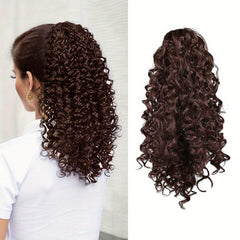 Long Afro Curly Drawstring Ponytail Extensions