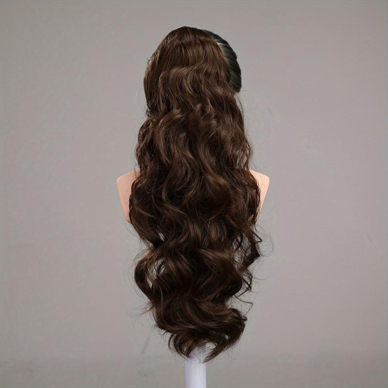 60 96 Cm Body Wave Ponytail Hair Extension Synthetic Heat Resistant Drawstr
