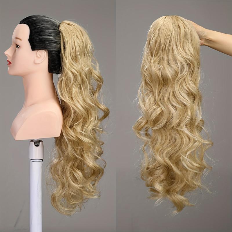60 96 Cm Body Wave Ponytail Hair Extension Synthetic Heat Resistant Drawstr