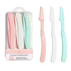 3pcs Folding Eyebrow Razor Hair Removal Facial Razors for Women and Men
