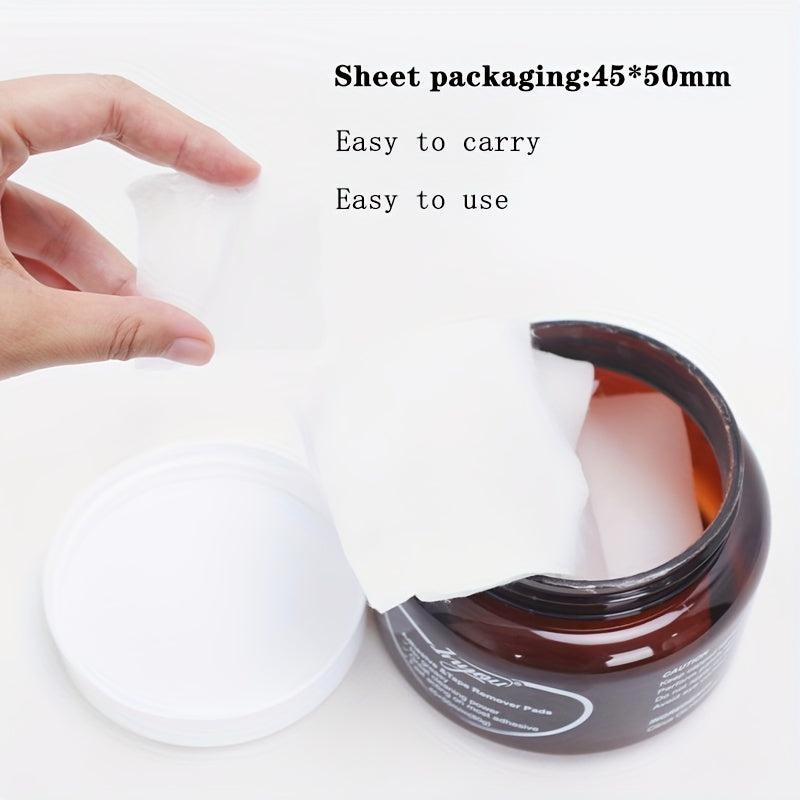 Adhesive & Glue Remover Pads for Wig - Pack of 50 Sheets