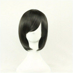 Short Straight Synthetic Wig With Bangs Halloween Cosplay Party