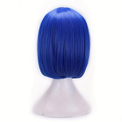Short Straight Synthetic Wig With Bangs Halloween Cosplay Party