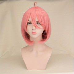 Short Straight Bob Cut Synthetic Wig with Hairbangs for Girl Women
