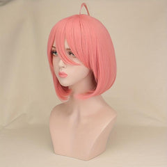 Short Straight Bob Cut Synthetic Wig with Hairbangs for Girl Women