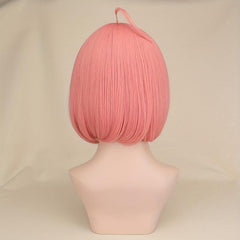 Short Straight Bob Cut Synthetic Wig with Hairbangs for Girl Women
