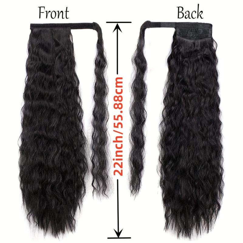 Long Corn Wave Ponytail Extension for Women