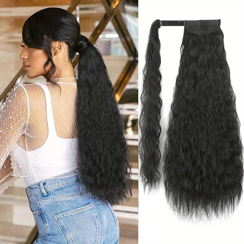 Long Corn Wave Ponytail Extension for Women