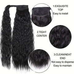 Long Corn Wave Ponytail Extension for Women