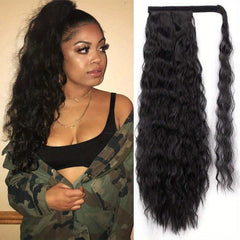 Long Corn Wave Ponytail Extension for Women