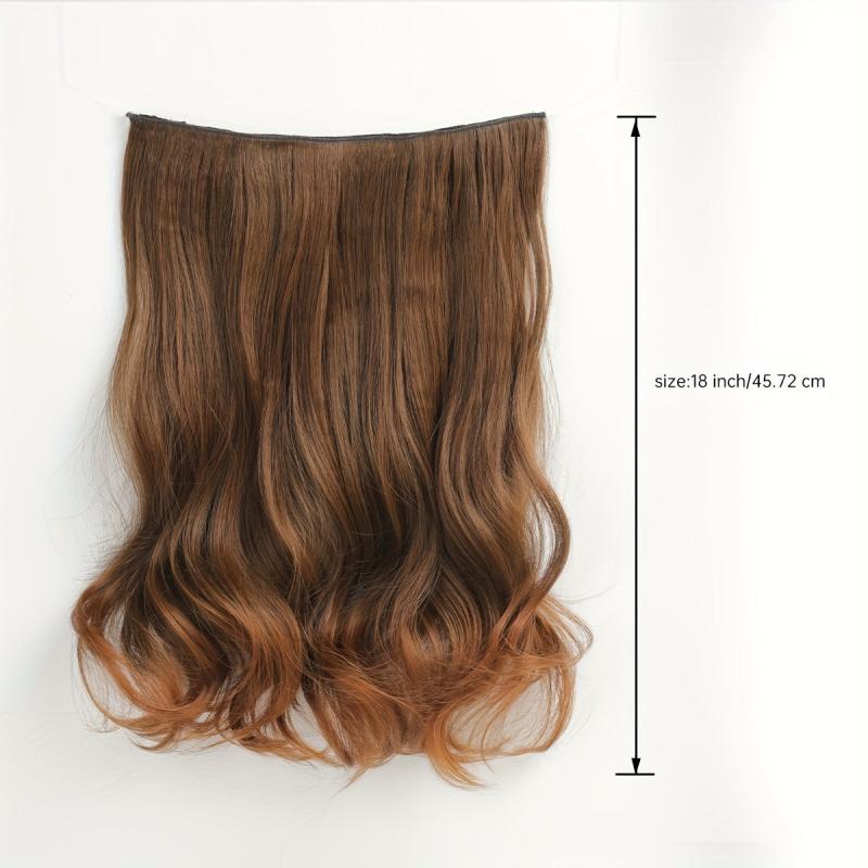 Curly Synthetic Hair Extensions for Daily Use