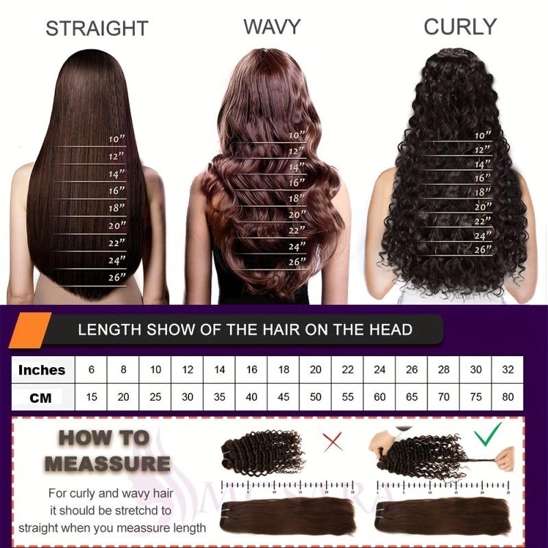 4pcs Long Curly Hair Pieces Synthetic Clip In Hair Extensions Natural Look