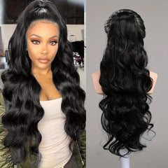 Wavy Ponytail Extensions Drawstring Clip In Hair Extensions