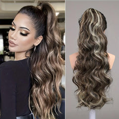 Wavy Ponytail Extensions Drawstring Clip In Hair Extensions