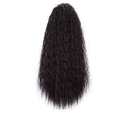 Long Curly Drawstring Ponytail Extension Synthetic Hair Pieces For Women