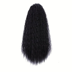 Long Curly Drawstring Ponytail Extension Synthetic Hair Pieces For Women