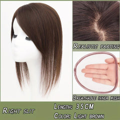 Synthetic Clip In Hair Extensions with Hair Bangs for Daily Use