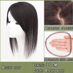 Synthetic Clip In Hair Extensions with Hair Bangs for Daily Use
