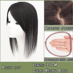 Synthetic Clip In Hair Extensions with Hair Bangs for Daily Use