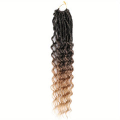 Curly Ends Synthetic Goddess Faux Locs Crochet Braids for Women